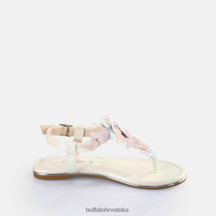 pastel multi Buffalo capri leptir sandale veganske |sandale TDD6T180